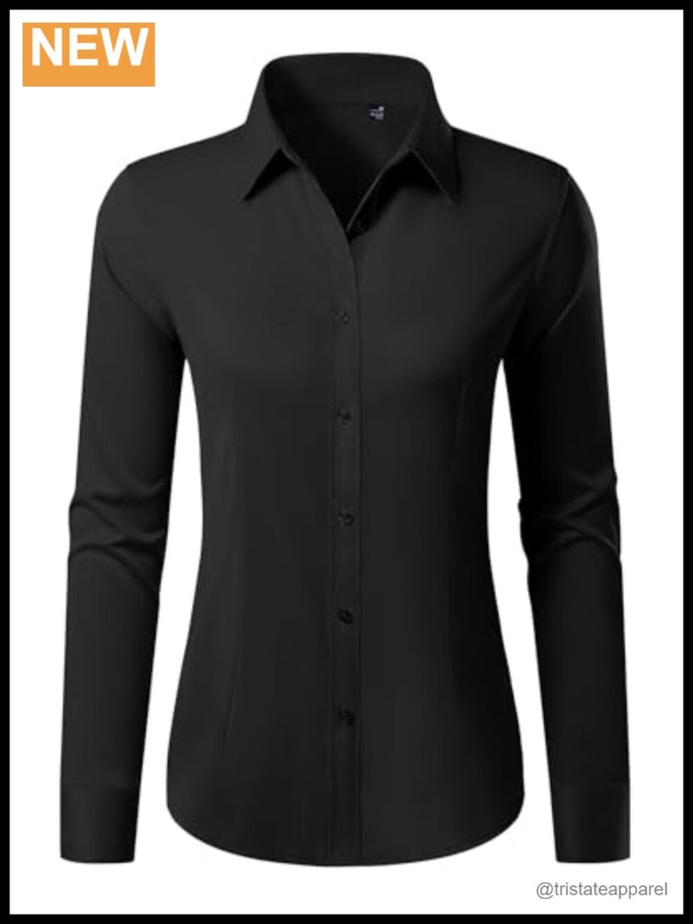 Classic Fit Wrinkle Free Stain Shield Long Sleeve Button Down Shirt